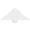 Ekena Millwork Kennewick Architectural Grade PVC Gable Bracket, 36"W x 15"H x 6"D x 6"F, 10/12 Pitch GBP036X15X0606KEN00 - alternate 2